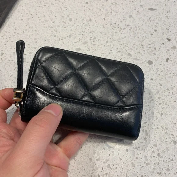 Chanel gabrielle card holder hot sale